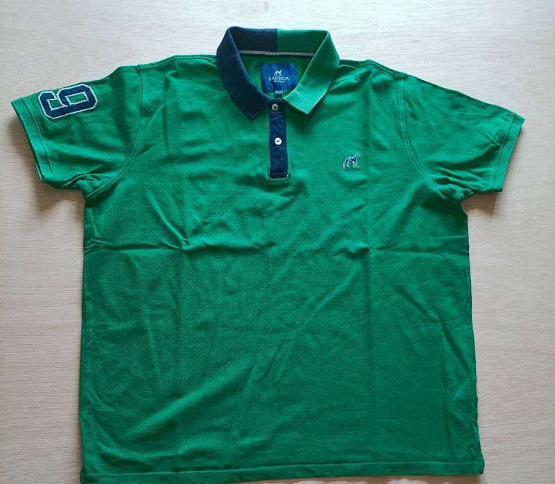 Polo verde marca Sacoor Brothers tamanho XXXL