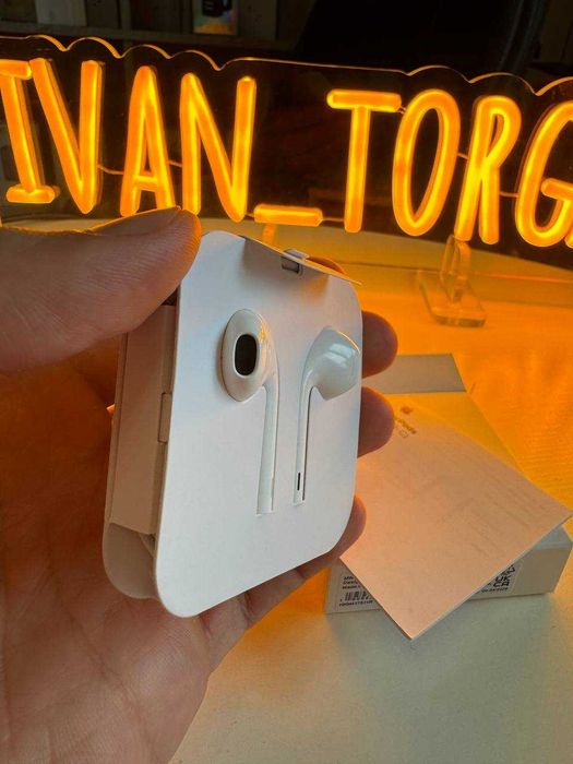 EarPods Apple разъем lighting  для Iphone проводные наушники с микрофоном дротові навушники з мікрофоном