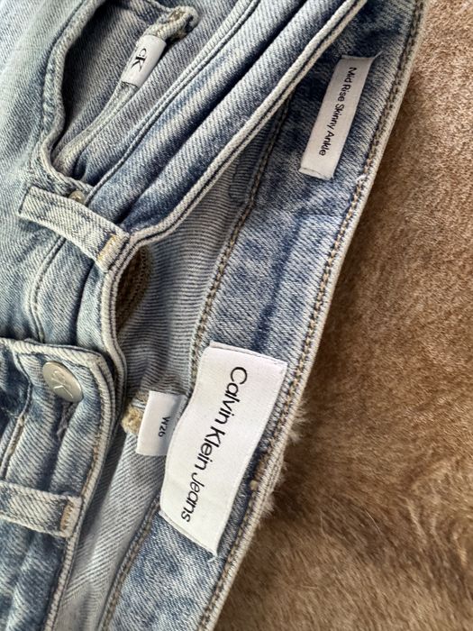 Dzinsy skinny Calvin Klein