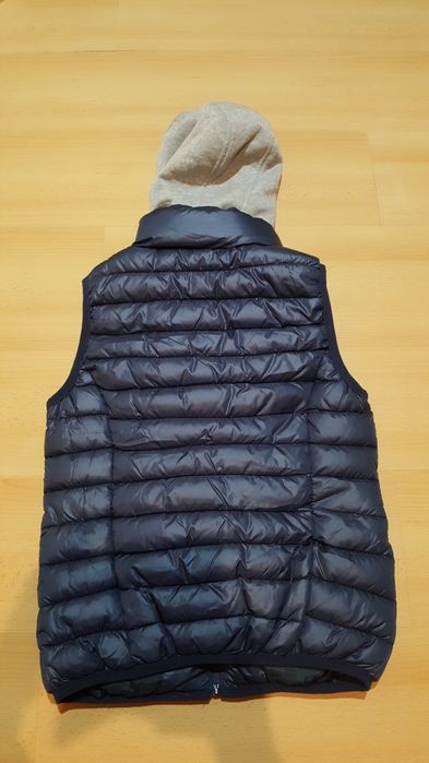 Bezrękawnik kamizelka  ocieplana z kapturem