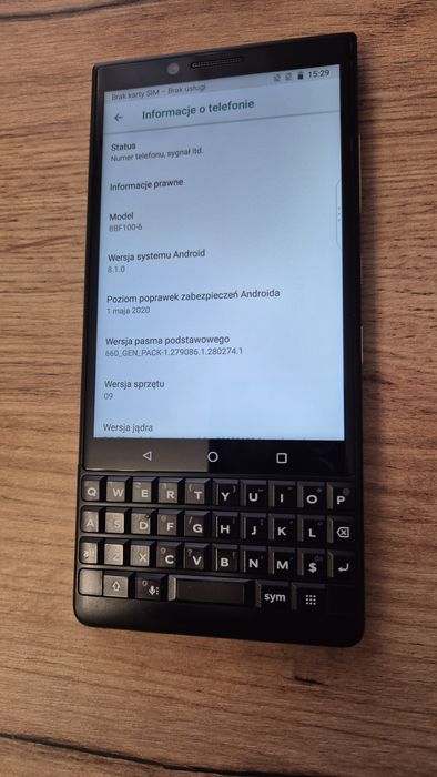 Blackberry Key 2 6/128 GB  BBF100-6
