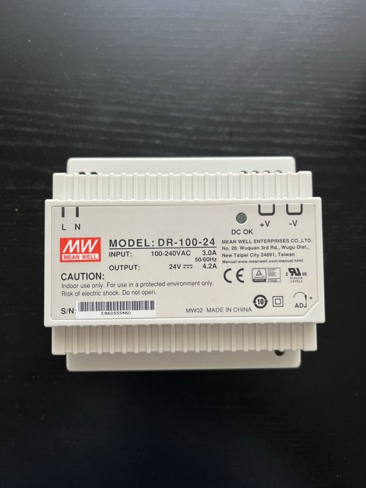 Блок живлення DR-100-24 (100Вт, 24В)