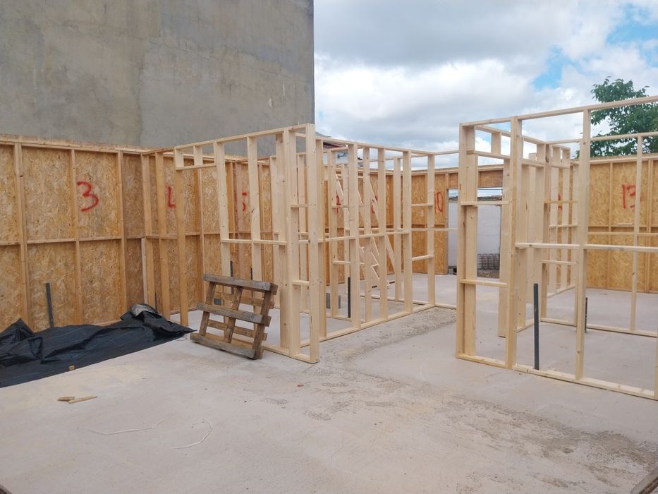Construcao moradias em madeira LWF