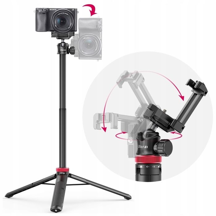 Statyw Kijek ULANZI MT-44 do Aparat Kamery Telefonu Udźwig 1,5kg B01/5