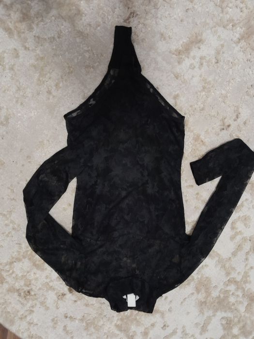 Body sexy koronkowe xs s bluzka elegancka kobieca bawełna