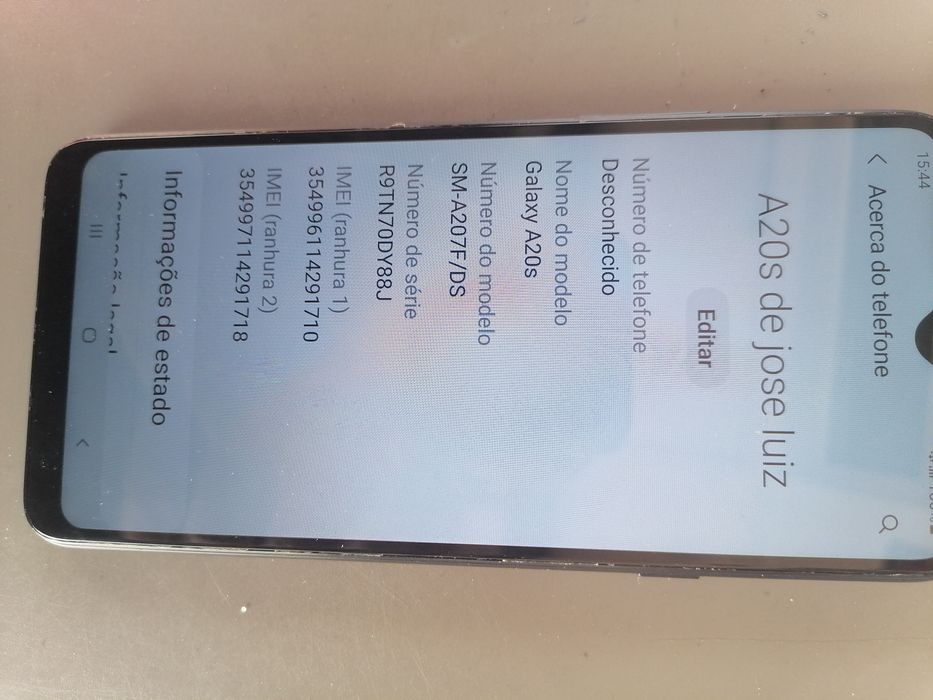 Telemóvel Samsung A20s