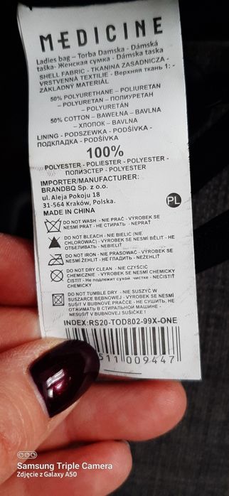 Torebka na ramię marki Medicine