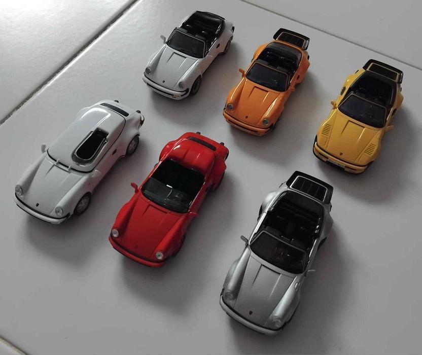 Vendo miniaturas da minha coleção 1/43.  Porsche, 1-43. 25€ cada.