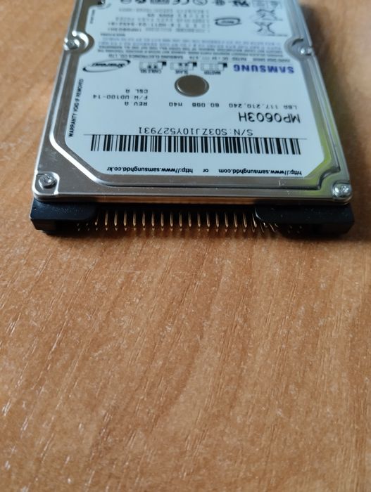 Продам HDD SAMSUNG 60 GB
