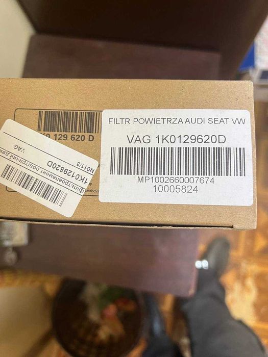 Фільтра та мастило для ТО VW Caddy