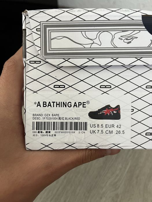 sapatilhas bape sta