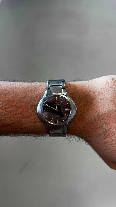 Citizen Attesa Eco-Drive Titanium Safira JDM – A114-H09921