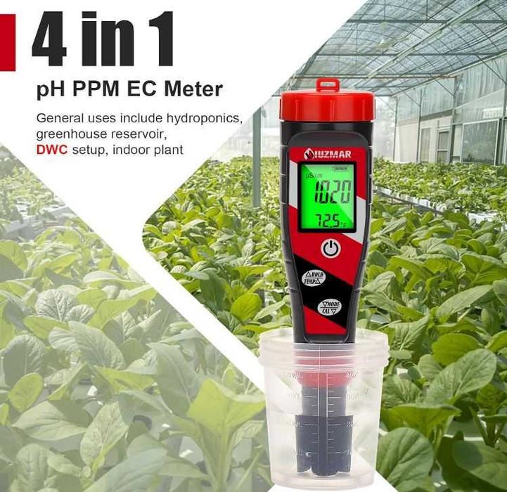 Miernik pH EC do hydroponiki miernik pH basenów EC i TDS pH akwarium