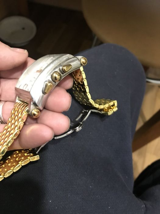 Продам браслет сталь позолоченный 22мм!