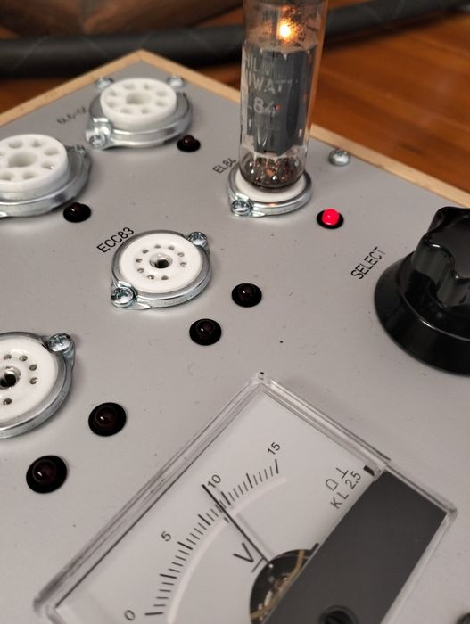 EL84 6BQ5 Baldwin Black Plate by Sylvania 6 unidades (emparelhadas) NO