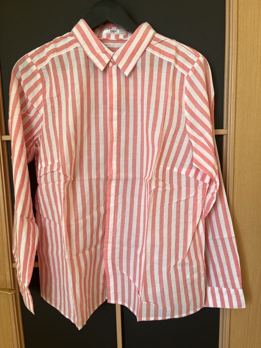 Nowa koszula bawełniana w paski Bonprix 44