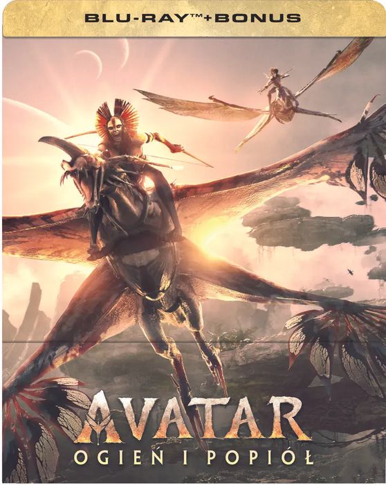 Avatar. Ogień I Popiół. 2 Blu-Ray Steelbook. Nowy Produkt