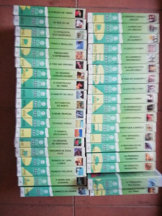 Colecção de 37 Cassetes VHS Desafios da Vida.