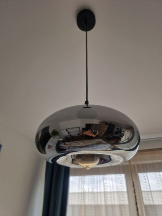 Klosz lampy z dymionego szkła stan idealny