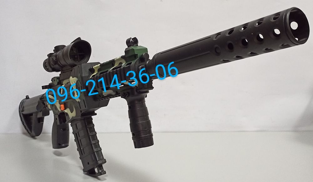 Детский автомат M416 на аккумуляторе, оптический прицел.