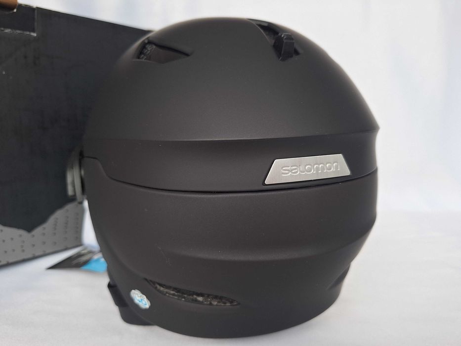 Kask narciarski Salomon Driver S All Black Silver S 53-56cm
