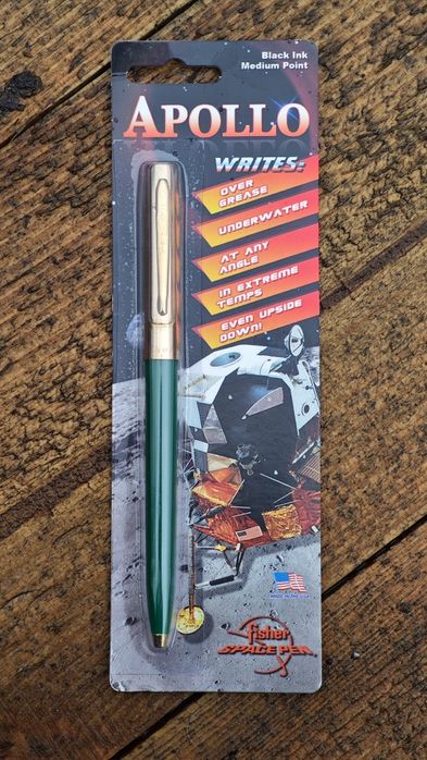 Косморучка Fisher Space Pen Apollo 13, пише на любій поверхні,космічна