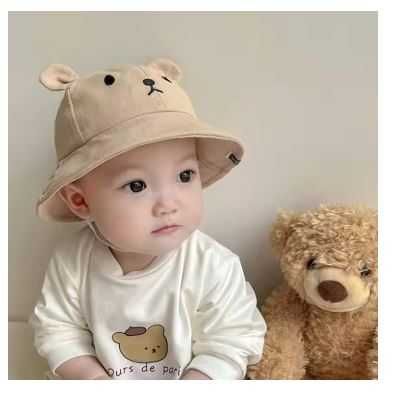 Новий дитячий капелюх ведмедик - панама кепка