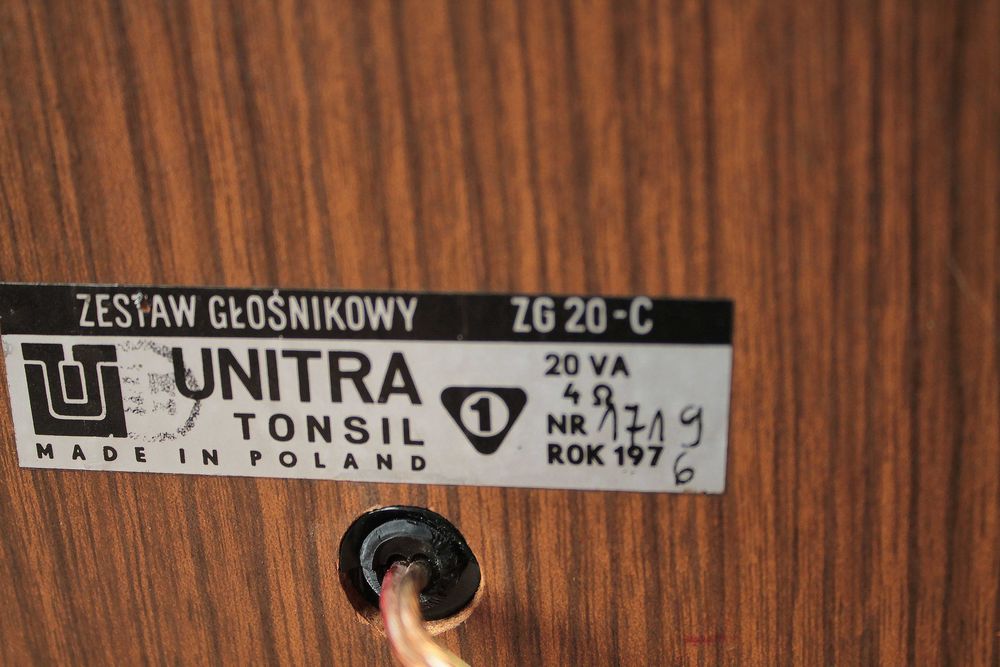 Kolumny podstawkowe Tonsil Zg-20C 4ohm. 100% sprawne , 1976r rzadki model