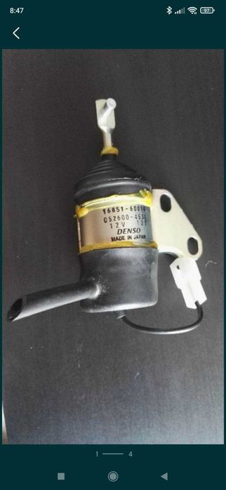 cewka gaszenia Denso Kubota 16851/60014,12v