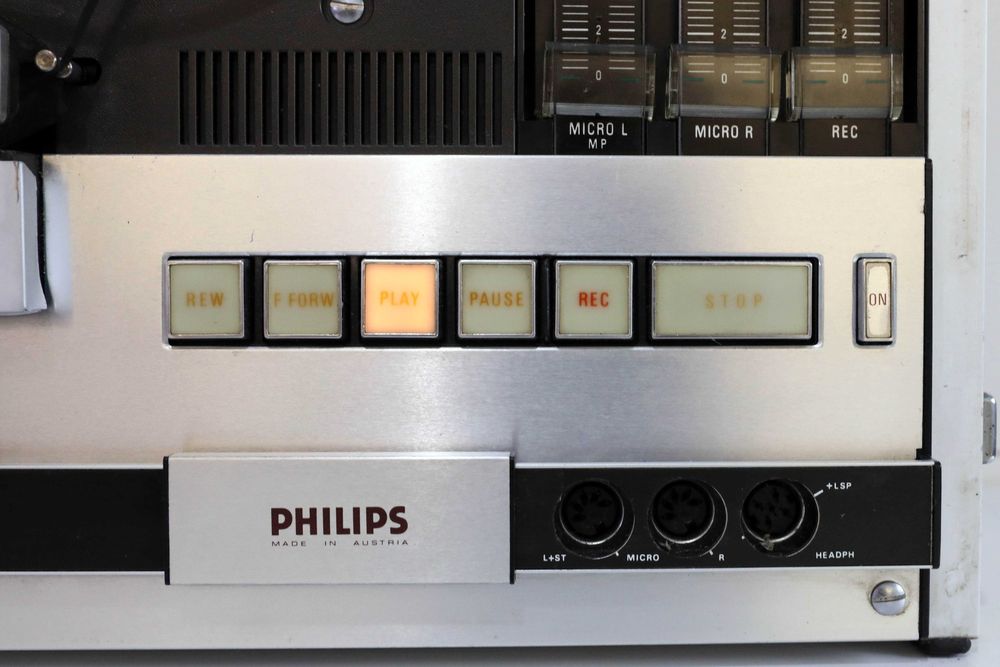 Philips Gravador de Bobines Reel to Reel.