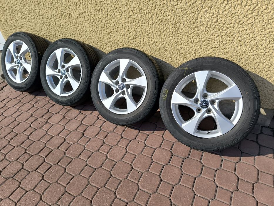 Koła letnie 17" Toyota 5x114.3 C-HR itp. 215/60/17 . Czujniki