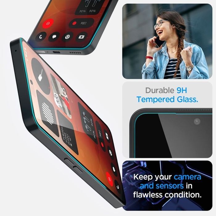Spigen GLAS.TR EZ FIT - Szkło hartowane do Nothing Phone 3a / 3a Pro