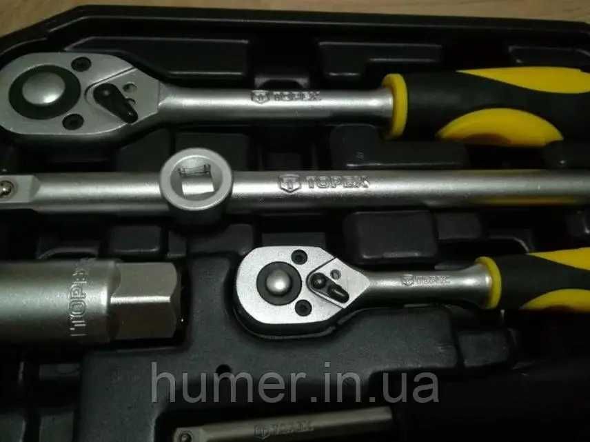 Універсальний набір інструментів TOPEX 72 ел. – тріскачки та аксесуари