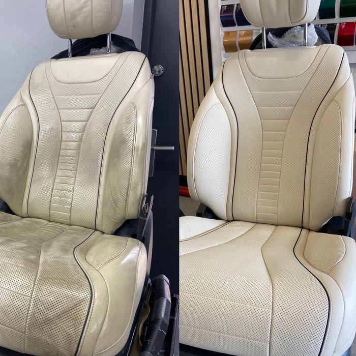 Tapicer samochodowy Poznań, Renowacja skór, kierownic,czyszczenie skór