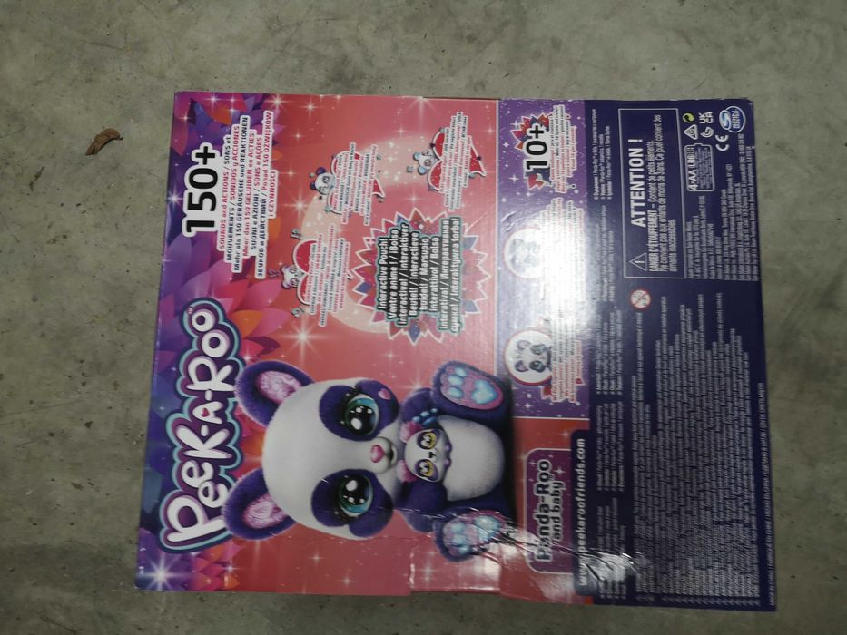 Peek a roo peluche criança Panda Canguru Peekaroo