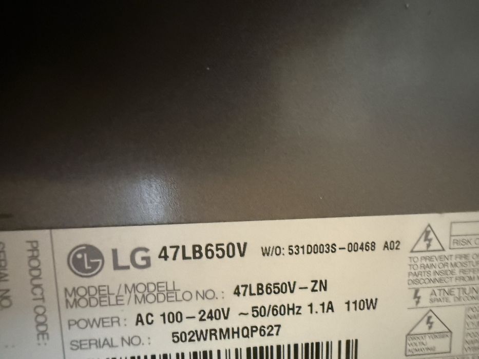 Lg 47 led smart sprawny dowóz