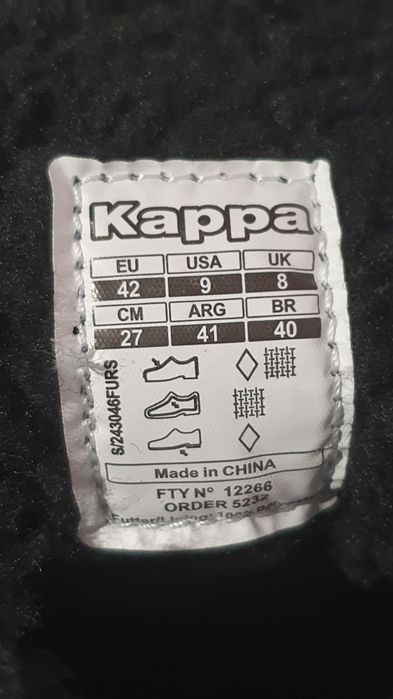 Buty nowe ocieplane na zimę marki Kappa rozmiar 42 / wkładka 27 cm