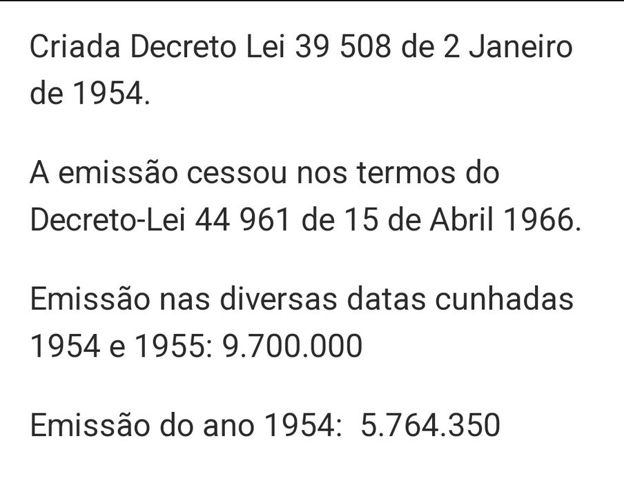 Lote moedas de prata 1954
