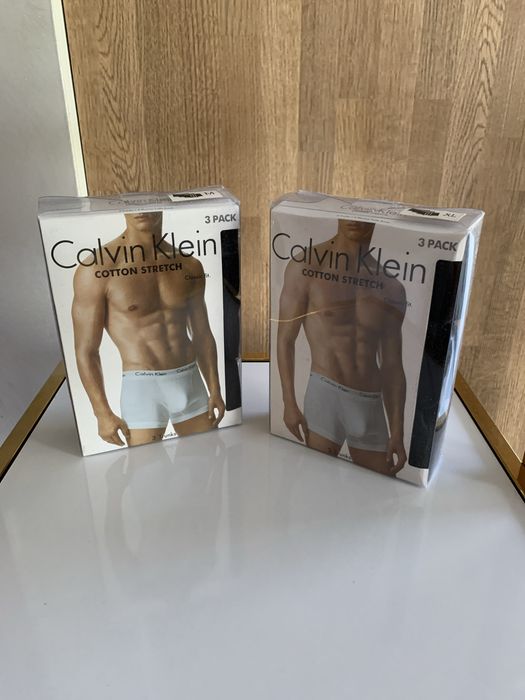 Bokserki 3Pak Calvin Klein meskie Nowe  S M L XL