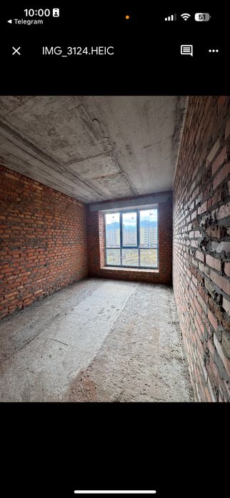 Однокімнатна квартира індивідуальне газове опалення