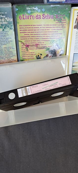 Cassetes de vídeo VHS Walt Disney e outros 1994