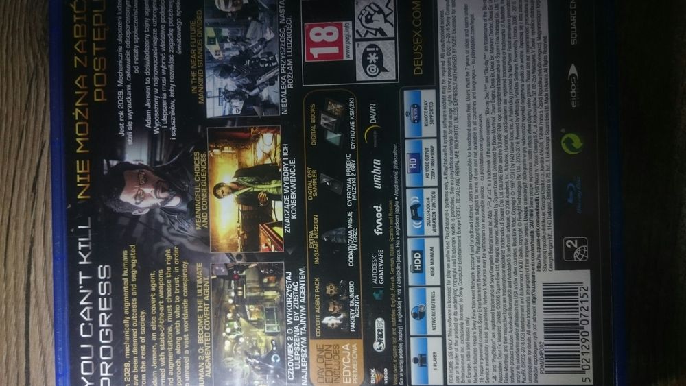 DEUS EX polska wersja PS4 Playstation 4 Rage mass effect Cyberpunk GTA