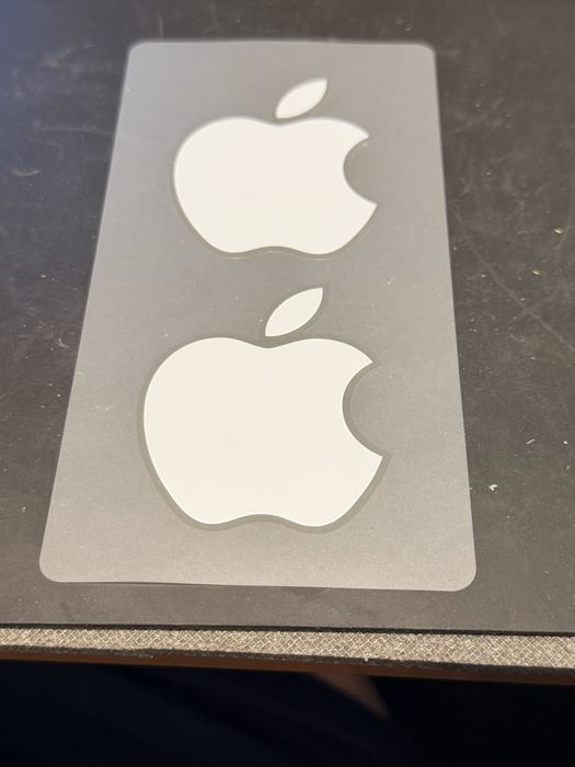 3 szt. ORYGINALNA naklejka APPLE wlepa