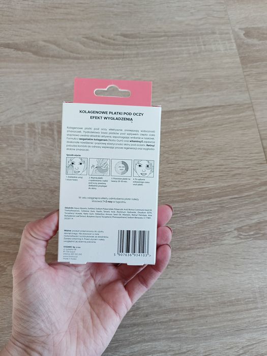 L'biotica kolagenowe płatki pod oczy