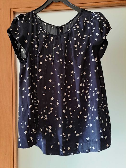 Blusa / tunica azul marinho Zara