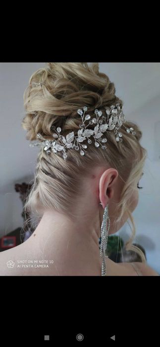 Opaska do włosów na slub