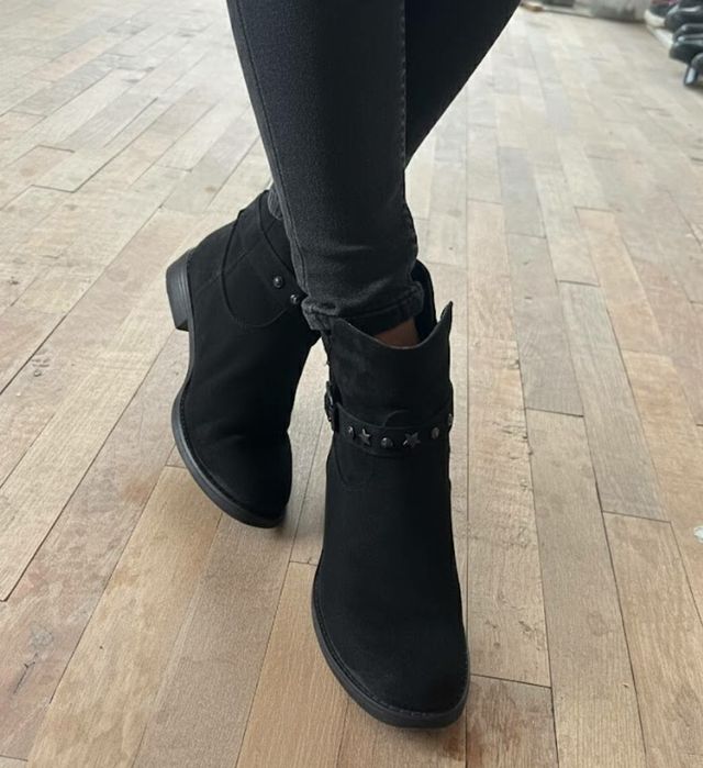 Замшеві осінні чобітки, 38 розмір, Польща