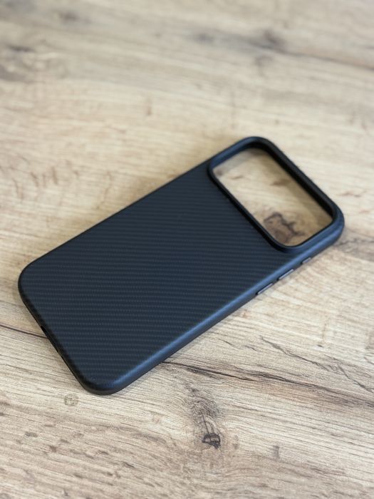 Чохол для смартфона Pitaka Aramid UltraGuard Case for iPhone 17 Pro Max - 600D Black/Grey