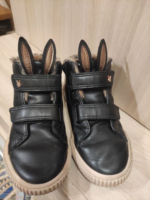 Ботинки next зайчики утепленные, размер 30,5 .Демисезон.