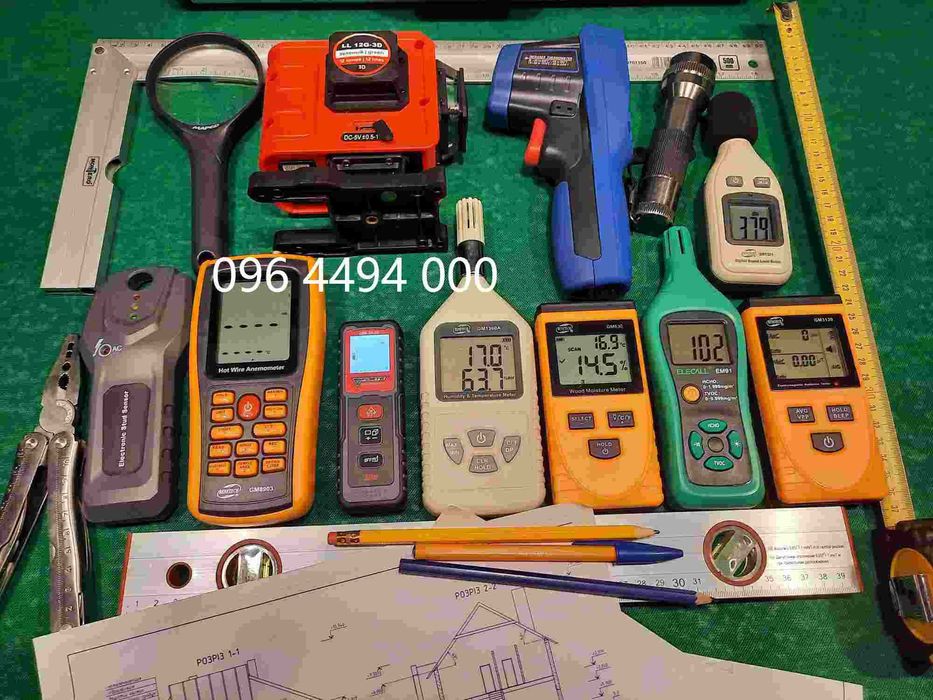 БУДІВЕЛЬНИЙ ЕКСПЕРТ Пошук Витоків Води, Тепла, Радіації